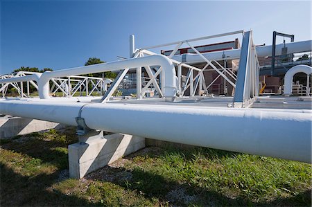 Wastewater pipeline at a water treatment plant Stock Photo - Premium Royalty-Free, Code: 6105-05396559