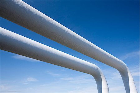 Wastewater pipeline at a water treatment plant Foto de stock - Sin royalties Premium, Código: 6105-05396563