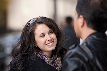 french ethnicity - Couple talking to each other Stock Photo - Premium Royalty-Free, Code: 6105-05396682
