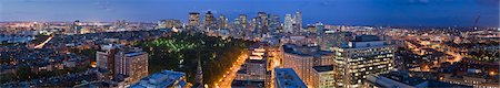 panoramic cityscapes - Panorama of Boston as viewed from Boylston Street, Boston, Massachusetts, USA Stock Photo - Premium Royalty-Free, Code: 6105-05953776