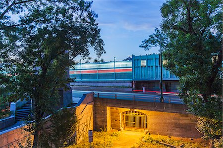 Subway station, Cambridge Street, Longfellow Bridge, Charles MGH Station, Boston, Massachusetts, USA Fotografie stock - Premium Royalty-Free, Codice: 6105-06703176