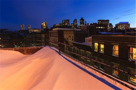 Buildings in a city after blizzard in Boston, Suffolk County, Massachusetts, USA Stock Photo - Premium Royalty-Free, Code: 6105-07521333