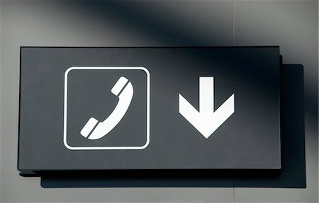 Symbole téléphone Photographie de stock - Premium Libres de Droits, Code: 6108-05860599