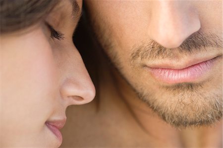 stubble - Close-up of a couple Stock Photo - Premium Royalty-Free, Code: 6108-05862603