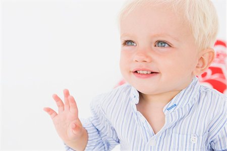 simsearch:6108-05856137,k - Close-up of a baby boy Foto de stock - Sin royalties Premium, Código: 6108-05865644