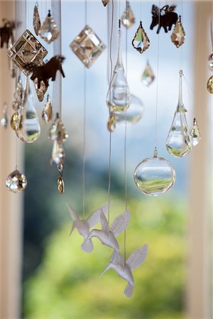 string - Close-up of a wind chime Stock Photo - Premium Royalty-Free, Code: 6108-05869793