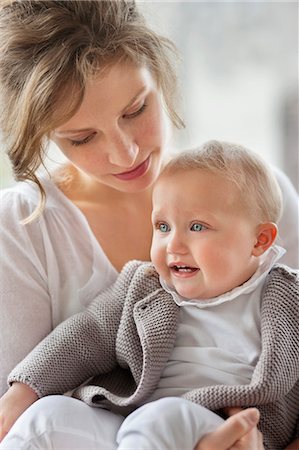Woman with her daughter Stock Photo - Premium Royalty-Free, Code: 6108-06167772