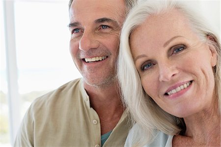 senior couple close up - Smiling senior couple Stock Photo - Premium Royalty-Free, Code: 6108-06906897