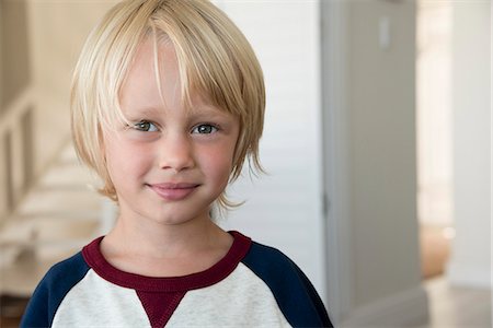 Portrait of a happy little boy Stock Photo - Premium Royalty-Free, Code: 6108-08662391