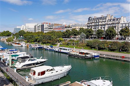 quay - France, Paris, 4th district, Port de l'Arsenal. Stock Photo - Premium Royalty-Free, Code: 6108-08841774