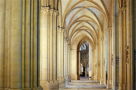 simsearch:862-08718858,k - France, Normandy. Manche. Coutances. Deserted cathedral of Coutances. Stock Photo - Premium Royalty-Free, Code: 6108-08841941