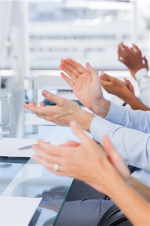 Close up of clapping hands Foto de stock - Sin royalties Premium, Código: 6109-06781355