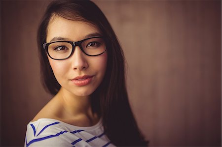 simsearch:400-08831347,k - Pretty hipster posing for camera Stock Photo - Premium Royalty-Free, Code: 6109-08398343