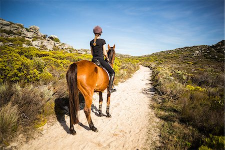 simsearch:6109-08398485,k - Young happy woman with her horse Foto de stock - Sin royalties Premium, Código: 6109-08398481