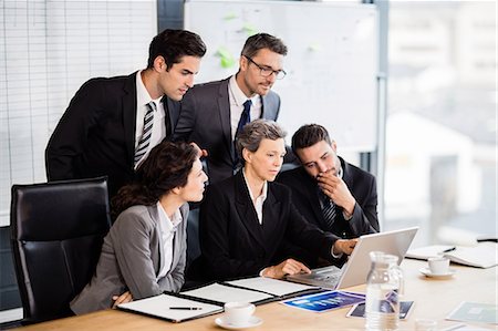 Business team having a meeting at the office Stock Photo - Premium Royalty-Free, Code: 6109-08488765