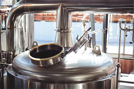 simsearch:6109-08489480,k - Open door of large vat at the local brewery Stock Photo - Premium Royalty-Free, Code: 6109-08489261