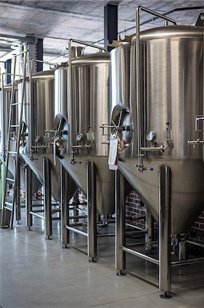 Large vat of beer at the local brewery Stock Photo - Premium Royalty-Free, Code: 6109-08489648