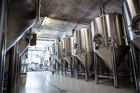 Large vat of beer at the local brewery Stock Photo - Premium Royalty-Free, Code: 6109-08489649