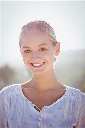 simsearch:6109-07496983,k - Portrait of beautiful blonde woman Stock Photo - Premium Royalty-Free, Code: 6109-08536728