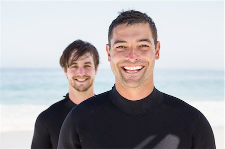 simsearch:649-08237639,k - Handsome men wearing wetsuits Stock Photo - Premium Royalty-Free, Code: 6109-08536876