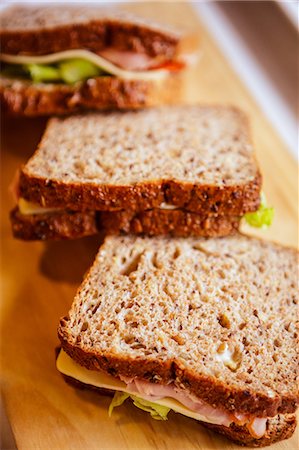 food shop - Picture of sandwiches Stock Photo - Premium Royalty-Free, Code: 6109-08536913