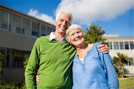 simsearch:6109-08538421,k - A senior couple posing together Stock Photo - Premium Royalty-Free, Code: 6109-08538458