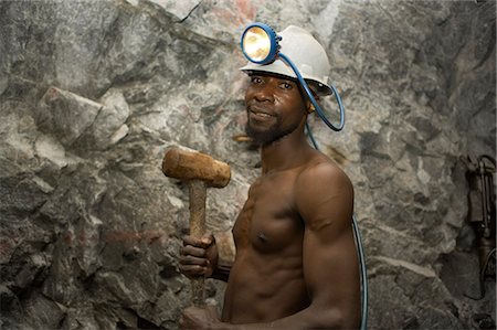 simsearch:6110-07233638,k - Mineworker, Goldmine, Gauteng, South Africa Stock Photo - Premium Royalty-Free, Code: 6110-07233646