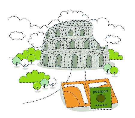 Illustration of Colosseum Stockbilder - Premium RF Lizenzfrei, Bildnummer: 6111-06727733