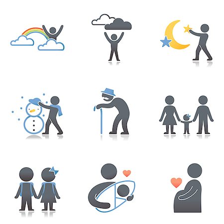 symbol (zeichen) - Set of various icons Stockbilder - Premium RF Lizenzfrei, Bildnummer: 6111-06838528