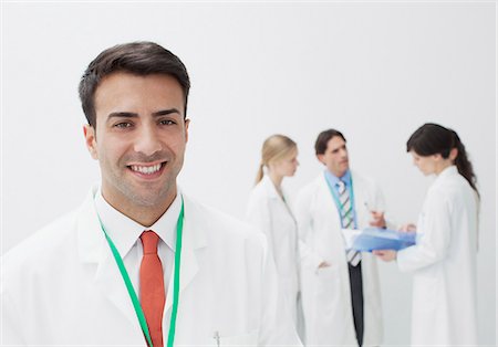 simsearch:6113-07589050,k - Portrait of serious doctor Stock Photo - Premium Royalty-Free, Code: 6113-06497956