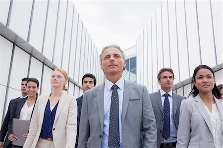 Confident business people looking ahead Stock Photo - Premium Royalty-Free, Code: 6113-06498777