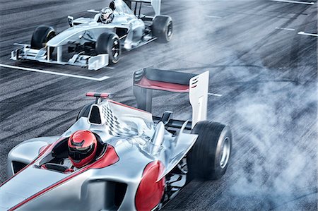 driver (car, male) - Race cars driving on track Stock Photo - Premium Royalty-Free, Code: 6113-06720759