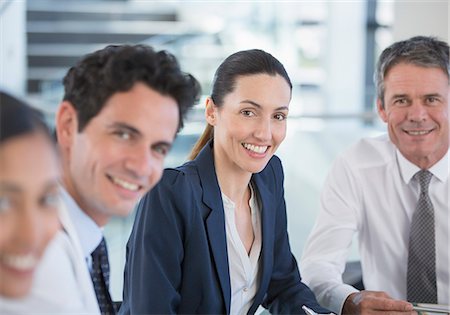 doctor meeting with business man - Portrait of smiling doctors and business people Stock Photo - Premium Royalty-Free, Code: 6113-07146747