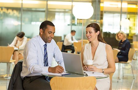 female at cafeteria - Business people working in office Stock Photo - Premium Royalty-Free, Code: 6113-07159004