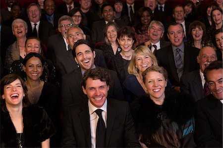 photo of theatre audience laughing - Smiling theater audience Stock Photo - Premium Royalty-Free, Code: 6113-07159398