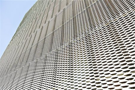 Close up of textured wall on modern building Photographie de stock - Premium Libres de Droits, Code: 6113-07242253
