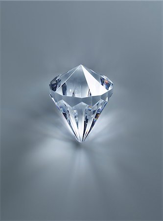 pureza - Close up of diamond Foto de stock - Sin royalties Premium, Código: 6113-07243421