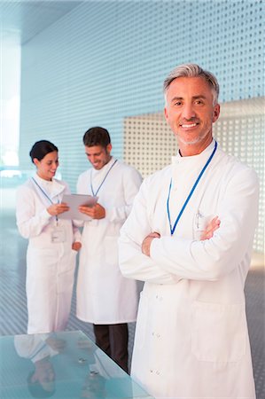 simsearch:6113-07589254,k - Portrait of confident scientist Stock Photo - Premium Royalty-Free, Code: 6113-07589074