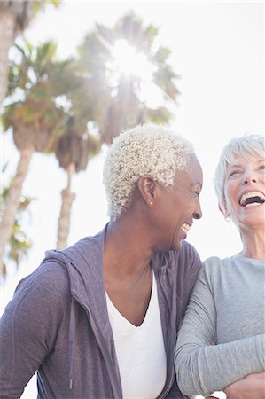 Senior women laughing Stock Photo - Premium Royalty-Free, Code: 6113-07589322