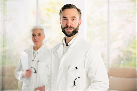 Portrait of confident doctors Stock Photo - Premium Royalty-Free, Code: 6113-07648761