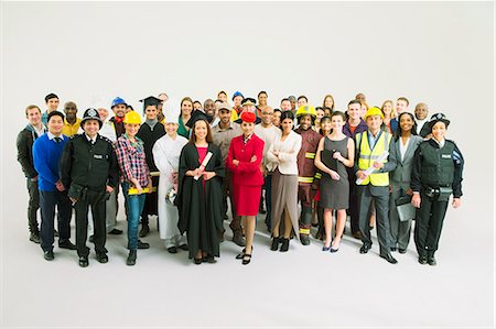 Portrait of confident workforce Foto de stock - Royalty Free Premium, Número: 6113-07730730