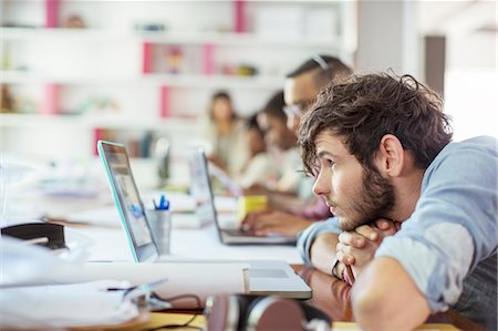 people and computers - People working in office Stock Photo - Premium Royalty-Free, Code: 6113-07731356