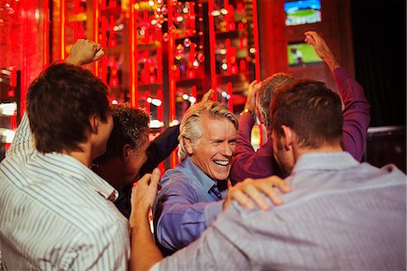 excited sport fan - Men having fun in bar Stock Photo - Premium Royalty-Free, Code: 6113-07808613