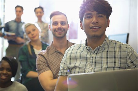 studying - Students listening during seminar Stock Photo - Premium Royalty-Free, Code: 6113-07906479