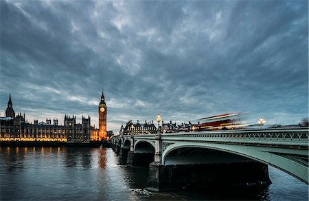 Clouds over Big Ben and Houses of Parliament, London, United Kingdom Photographie de stock - Premium Libres de Droits, Code: 6113-08655489