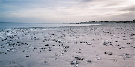 simsearch:6113-08947383,k - Rocks on tranquil gray beach, Vigsoe, Denmark Photographie de stock - Premium Libres de Droits, Code: 6113-08947384