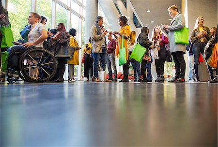 disabled asian people - Business people networking, talking at conference Stock Photo - Premium Royalty-Free, Code: 6113-09157551