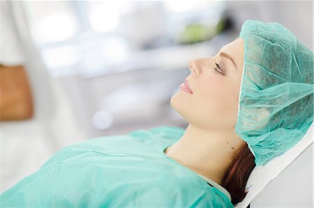 female doctor cap - Patient Getting A Cosmetic Surgery Treatment Stock Photo - Premium Royalty-Free, Code: 6115-06733248