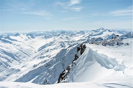 range - Mountain range, snowcapped, European Alps, Tyrol, Austria Foto de stock - Sin royalties Premium, Código: 6115-07109719