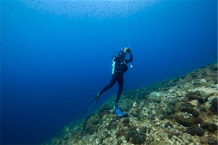 school sport - Diving, Adriatic Sea, Croatia, Europe Stock Photo - Premium Royalty-Free, Code: 6115-07539846